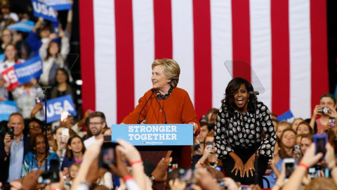 La candidata a la presidencia de EEUU por el partido Demócrata Hillary Clinton .- BRIAN BLANCO (EFE) La candidata a la presidencia de EEUU por el partido Demócrata Hillary Clinton .- BRIAN BLANCO (EFE)