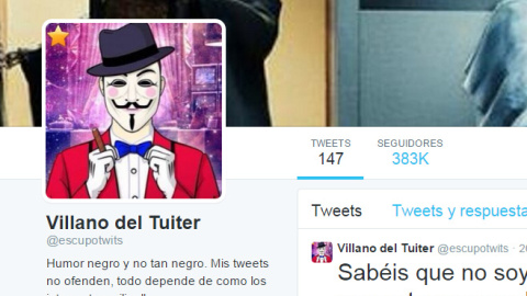 Villano de tuiter, nunca mejor dicho Villano de tuiter, nunca mejor dicho