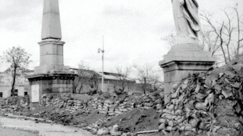 Puente de Toledo durante la Guerra Civil