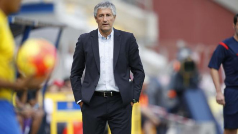Quique Setién, entrenador de la UD Las Palmas. /UD LAS PALMAS Quique Setién, entrenador de la UD Las Palmas. /UD LAS PALMAS