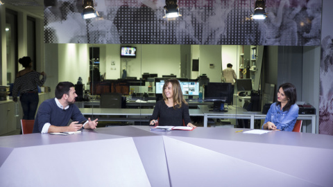 Debate de Publico TV entre Rita Maestre y Ramón Espinar, moderado por Ana Pardo de Vera