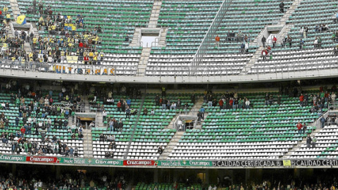 Gradas del Benito Villamarín. EFE Gradas del Benito Villamarín. EFE