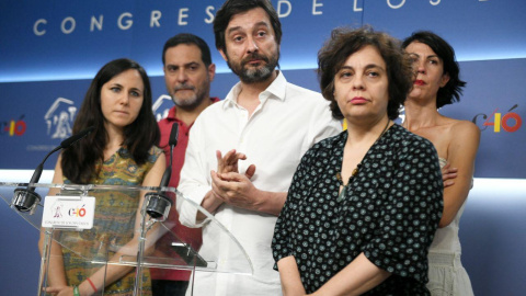 Comparecencia Unidos Podemos tras el registro de la PNL para exigir que se publique la Lista Montoro. Comparecencia Unidos Podemos tras el registro de la PNL para exigir que se publique la Lista Montoro.
