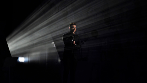 Sam Smith no repitió éxito pero si actuó en la gala. REUTERS/Toby Melville