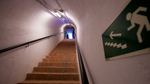 El búnker podrá visitarse los sábados y domingos con cuatro visitas gratuitas guiadas (10:00, 10:30, 11:00 y 11:30 horas) con una duración de media hora y un aforo máximo de 20 personas por turno, con reserva previa.- CHRISTIAN GONZÁLEZ