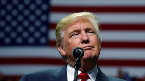 Donald Trump, candidato republicano a la Presidencia de EEUU, durante la campaña en Hershey. / REUTERS Donald Trump, candidato republicano a la Presidencia de EEUU, durante la campaña en Hershey. / REUTERS