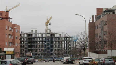 Viviendas en construcción en Madrid. E.P. Viviendas en construcción en Madrid. E.P.
