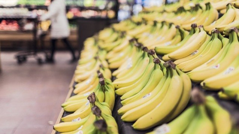 bananas en el supermercado StockSnap. Pixabay.