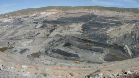 Mina Santa María, en Ariño (Teruel). /FUNDACIÓN DINÓPOLIS