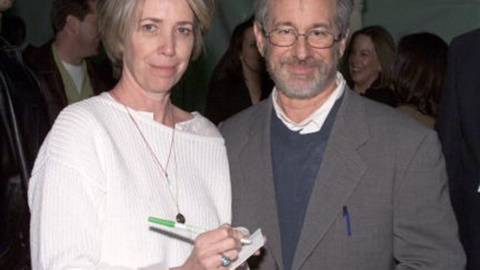 Melissa Mathison junto a Steven Spielberg. Melissa Mathison junto a Steven Spielberg.