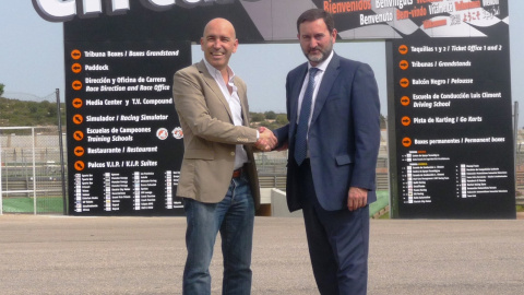 El director del Circuit de Valencia, Gonzalo Gobert (izquierda), en un acto de promoción del Gran Premio. El director del Circuit de Valencia, Gonzalo Gobert (izquierda), en un acto de promoción del Gran Premio.