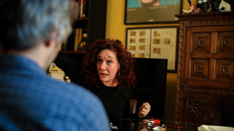 La periodista y escritora Cristina Fallarás. / JAIRO VARGAS La periodista y escritora Cristina Fallarás. / JAIRO VARGAS