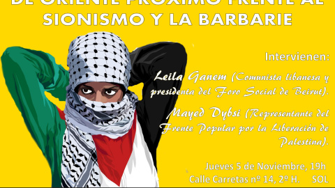 Cartel del acto organizado por el Tribunal Permanente de los pueblos contra la Guerra Imperialista y la OTAN. Cartel del acto organizado por el Tribunal Permanente de los pueblos contra la Guerra Imperialista y la OTAN.