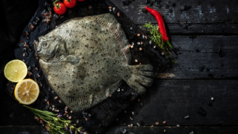 Receta de rodaballo al horno. Rodaballo.