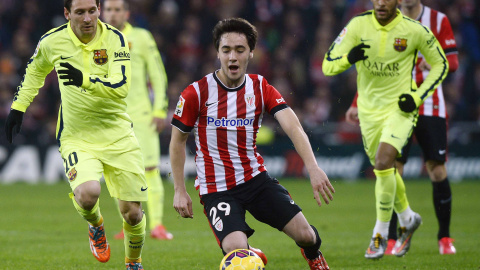 El último partido entre ambos fue el 8 de febrero en Liga y el Barça ganó 2-5. /REUTERS El último partido entre ambos fue el 8 de febrero en Liga y el Barça ganó 2-5. /REUTERS