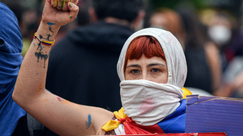 Concentración contra la conocida como 'Ley Mordaza' en la Plaza del Ayuntamiento, a 5 de junio de 2021, en Valencia, Comunidad Valenciana (España).- Jorge Gil/EUROPA PRESS Concentración contra la conocida como 'Ley Mordaza' en la Plaza del Ayuntamiento, a 5 de junio de 2021, en Valencia, Comunidad Valenciana (España).- Jorge Gil/EUROPA PRESS