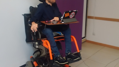 El secretario de Organización de Podemos, Pablo Echenique, esta mañana en Zaragoza. El secretario de Organización de Podemos, Pablo Echenique, esta mañana en Zaragoza.