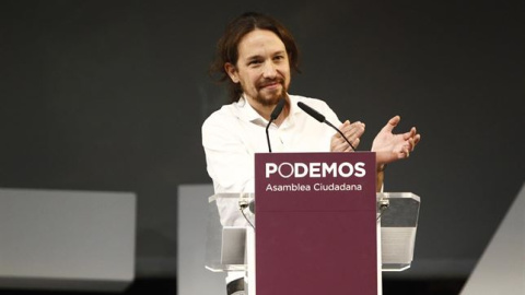 Pablo Iglesias durante un acto celebrado por Podemos. /EUROPA PRESS Pablo Iglesias durante un acto celebrado por Podemos. /EUROPA PRESS