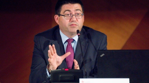 El responsable federal de Políticas Económicas de IU y concejal de Hacienda del Ayuntamiento de Madrid, Carlos Sánchez Mato. E.P. El responsable federal de Políticas Económicas de IU y concejal de Hacienda del Ayuntamiento de Madrid, Carlos Sánchez Mato. E.P.