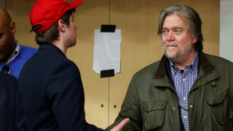 Stephen Bannon, estratega de Donald Trump durante las elecciones y como presidente. / REUTERS