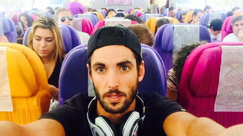 El cámara Santi Trancho.