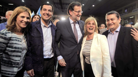 María José García-Pelayo junto a Mariano Rajoy, en una foto de archivo. EFE