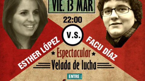 Cartel del acto "Espectacular velada de lucha" que tendrá lugar el viernes 13 de marzo. Cartel del acto "Espectacular velada de lucha" que tendrá lugar el viernes 13 de marzo.