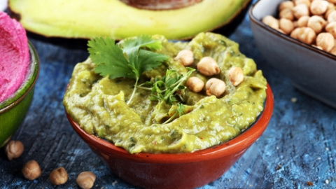 Hummus de aguacate. Hummus de aguacate