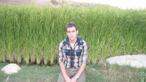 El joven iraní Fariborz Karami El joven iraní Fariborz Karami