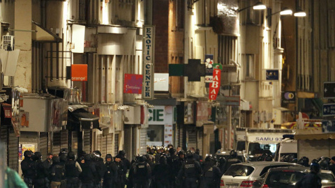 Imagen de la redad en Saint Denis./ REUTERS Imagen de la redad en Saint Denis./ REUTERS