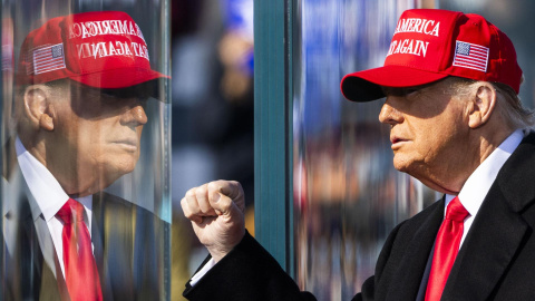 Donald Trump en Pensilvania. EFE/JIM LO SCALZO Donald Trump en Pensilvania. EFE/JIM LO SCALZO