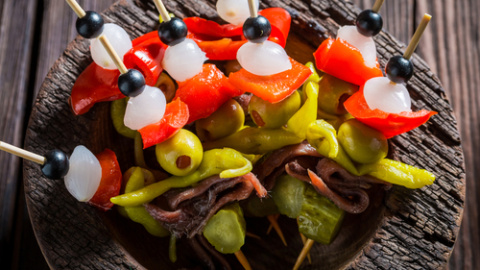 Banderilla de encurtidos. Banderilla de encurtidos.