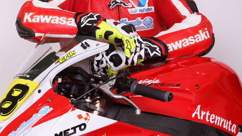 El piloto de motos Erik Morillas. El piloto de motos Erik Morillas.