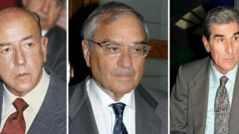 Los exministros franquistas José Utrera Molina, Rodolfo Martín Villa y Fernando Suárez. EFE Los exministros franquistas José Utrera Molina, Rodolfo Martín Villa y Fernando Suárez. EFE