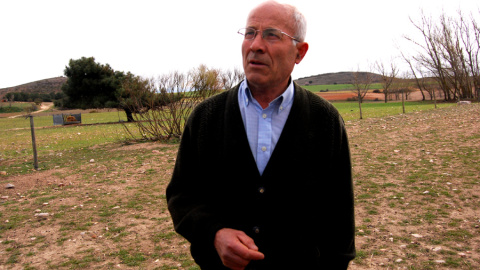 Ramón Hernández, ganadero de Armuña, en Segovia. LUCÍA VILLA
