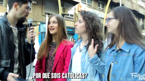 Jóvenes católicos responden a un intrépido reportero Jóvenes católicos responden a un intrépido reportero