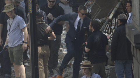 El actor británico Daniel Craig durante el rodaje de 'Spectre', la nueva película de James Bond./ REUTERS El actor británico Daniel Craig durante el rodaje de 'Spectre', la nueva película de James Bond./ REUTERS