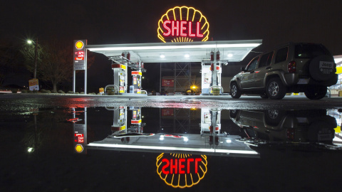 Una gasolinera 'vintage' de Shell en Cambridge, Massachusetts (EEUU). REUTERS/Brian Snyder/Files