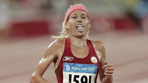 La atleta Marta Domínguez. La atleta Marta Domínguez.