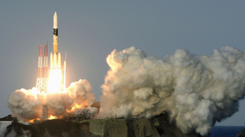Despegue del H- IIA en la isla suroccidental japonesa de Tanegashima. REUTERS/Kyodo
