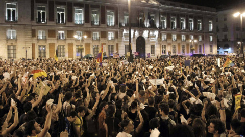 Ahora Madrid recordaba que la protesta del 15 de mayo de 2011 tuvo un impacto en todo el país.- EFE Ahora Madrid recordaba que la protesta del 15 de mayo de 2011 tuvo un impacto en todo el país.- EFE