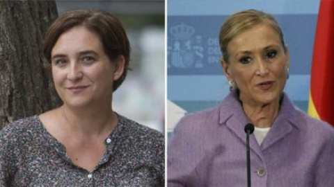 La alcaldesa de Barcelona, Ada Colau, y la presidenta de la Comunidad de Madrid, Cristina Cifuentes La alcaldesa de Barcelona, Ada Colau, y la presidenta de la Comunidad de Madrid, Cristina Cifuentes