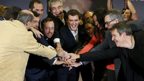 Albert Rivera, en el inicio de campaña de Ciudadanos en Madrid. / REUTERS