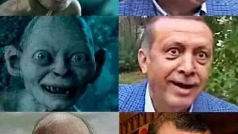 Montaje completo entre Gollum y Erdogan. @akyildirim Montaje completo entre Gollum y Erdogan. @akyildirim
