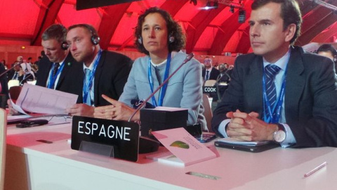 El secretario de Estado de Medio Ambiente, Pablo Saavedra, en la semana decisiva de las negociaciones de la Cumbre del Clima de París./ Ministerio de Agricultura, Alimentación y Medio Ambiente El secretario de Estado de Medio Ambiente, Pablo Saavedra, en la semana decisiva de las negociaciones de la Cumbre del Clima de París./ Ministerio de Agricultura, Alimentación y Medio Ambiente