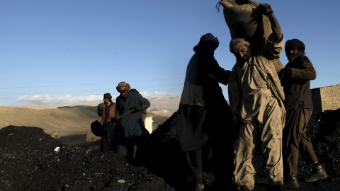 Trabajadores de una mina de carbón en Quetta, Pakistán. REUTERS/Naseer Ahmed