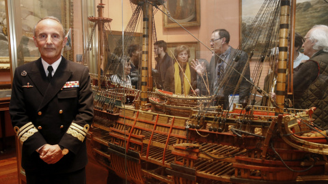 El vicealmirante Fernando Zumalacárregui, director del Museo Naval. EFE/J. J. Guillén El vicealmirante Fernando Zumalacárregui, director del Museo Naval. EFE/J. J. Guillén