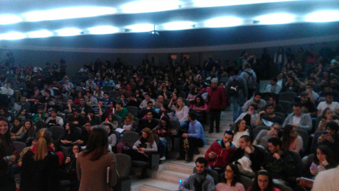 Aula Magna de la Universidad de Málaga./ J. V. Aula Magna de la Universidad de Málaga./ J. V.