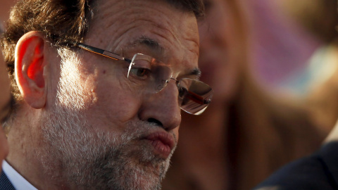 Durante un mitin político en Málaga ante las elecciones autonómicas.- REUTERS.