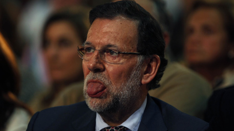 Durante un mitin en Andalucía escuchando a Juan Manuel Moreno Bonilla  antes de las elecciones autonómicas.- REUTERS